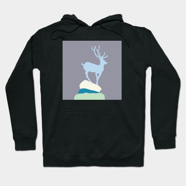 Grand Budapest Hotel - Stag Hoodie by Gothenburg Print